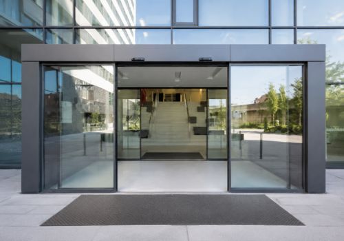 Automatic Sliding Doors Dubai by Deto Automatic Doors LLC for commercial buildings