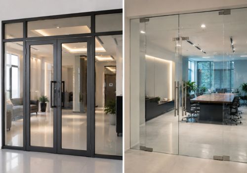 Aluminium Glass Doors vs Frameless Glass Doors: Which Should You Choose?